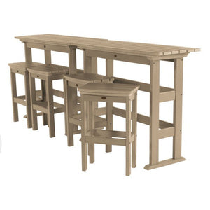 Lehigh 6pc Bar Height Balcony Set Conversation Set Tuscan Taupe