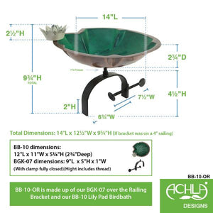 Lilypad Birdbath Birdbath