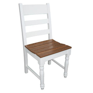 Little Cottage Co. Farm Chair Chair Bark & White