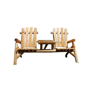 Moon Valley M-1400 Classic Outdoor Tete-a-Tete Garden Benches Unfinished