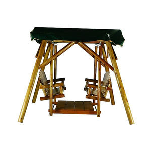 Moon Valley M-200 Outdoor Double Glider Gliders Unfinished / No / Double Glider Swing / double swing set for adults