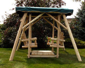 Outdoor Double Glider Swing Set Outdoor Glider / Double Glider Swing / double swing set for adults