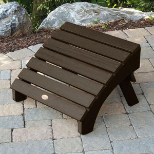 Outdoor Folding Adirondack Ottoman Patio Chair