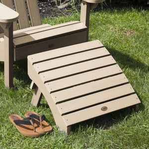 Outdoor Folding Adirondack Ottoman Patio Chair