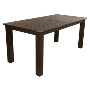 Outdoor Rectangular Counter Height Dining Table Dining Table 42" x 84" / Weathered Acorn