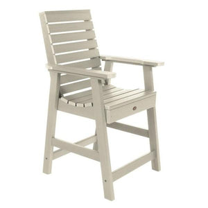 Outdoor Weatherly 3pc Round Counter Height Dining Set Dining Set