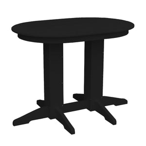 Oval Counter Table Dining Table