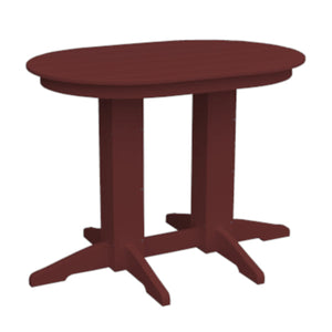 Oval Counter Table Dining Table