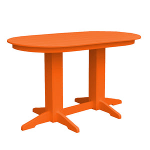 Oval Counter Table Dining Table