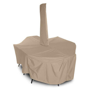 Oval/Rectangle Dining Set Cover w/Umbrella Hole Cover