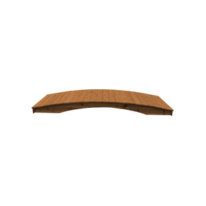 Plank Garden Bridge Bridge 4' x 10' / Oak Stain