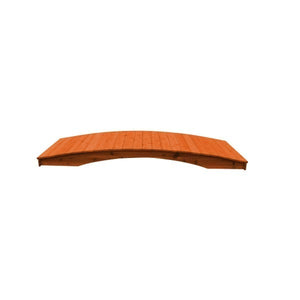 Plank Garden Bridge Bridge 4' x 10' / Redwood Stain