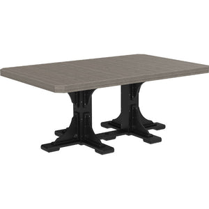 Poly 4ft x 6ft Rectangular Table Bar Height