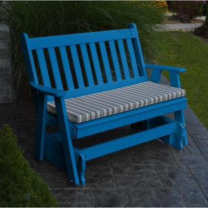 Poly Traditional English Glider Outdoor Glider