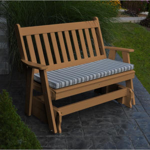 Poly Traditional English Glider Outdoor Glider