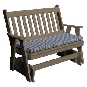 Poly Traditional English Glider Outdoor Glider