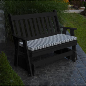 Poly Traditional English Glider Outdoor Glider