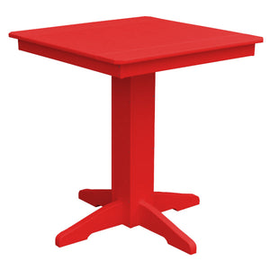 Recycled Plastic Square Counter Table Dining Table