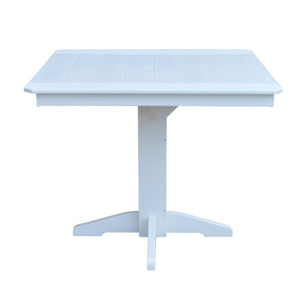 Recycled Plastic Square Counter Table Dining Table