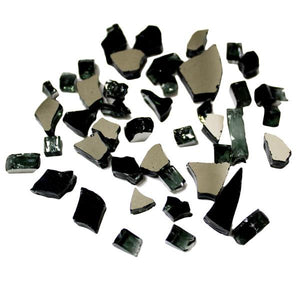 Reflective Fire Glass Fire Glass Black