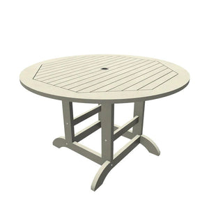 Round Diameter Outdoor Dining Table Dining Table 48" Table / Harbor Gray