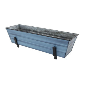 Small Flower Box With Railing Brackets Flower Box Brackets 2 x 4 inch / Blue