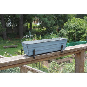 Small Flower Box With Railing Brackets Flower Box Brackets