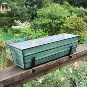 Small Flower Box With Railing Brackets Flower Box Brackets