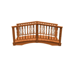 Spindle Bridge Bridge 3' x 8' / Cedar Stain
