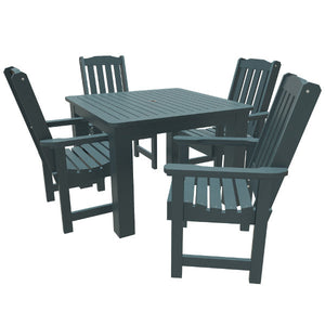 Springville 5pc Square Dining Set Dining Set Nantucket Blue