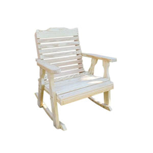 Treated Pine Crossback Rocking Chair
