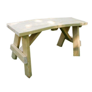 Treated Pine Curved Bench