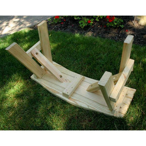Treated Pine Curved Bench