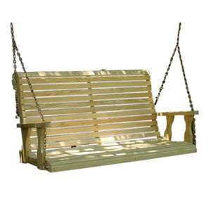 Treated Pine Rollback Porch Swingv