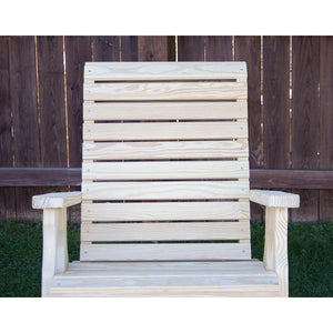 Treated Pine Rollback Rocking Chair Rocking Chair