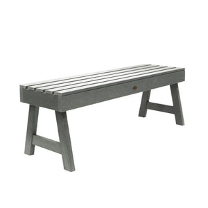USA Weatherly Backless Picnic Bench Picnic Bench 4ft / Coastal Teak