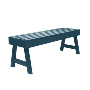 USA Weatherly Backless Picnic Bench Picnic Bench 4ft / Nantucket Blue