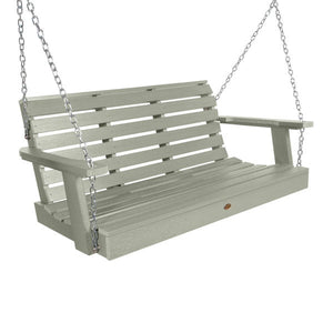 USA Weatherly Porch Swing Porch Swing 5ft Wide Swing / Eucalyptus