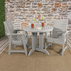 Weatherly 3pc Round Dining Height Table Set Dining Table