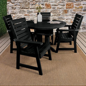 Weatherly 5pc Round Dining Height Table Set Dining Set