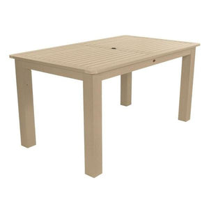 Weatherly 7pc Rectangular Counter Height Outdoor Dining Table and Chair Set Dining Set