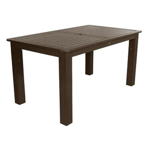 Weatherly 7pc Rectangular Counter Height Outdoor Dining Table and Chair Set Dining Set