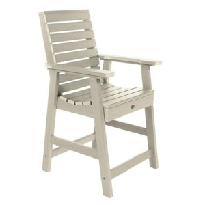 Weatherly 7pc Rectangular Counter Height Outdoor Dining Table and Chair Set Dining Set