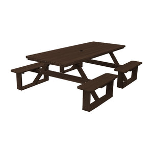Western Red Cedar 8ft Walk-In Table Picnic Table