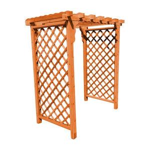 Western Red Cedar Covington Arbor Porch Swing Stand 5ft / Cedar Stain