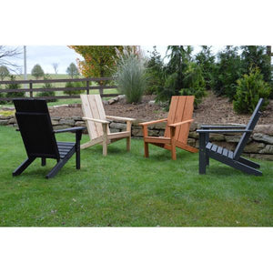 Western Red Cedar Modern Adirondack Chair Adirondack Chair