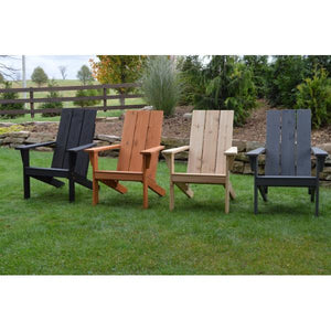 Western Red Cedar Modern Adirondack Chair Adirondack Chair