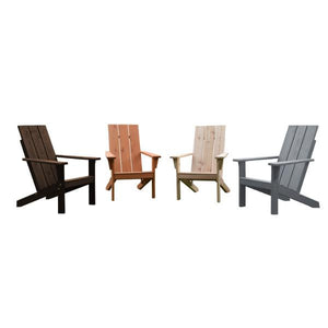 Western Red Cedar Modern Adirondack Chair Adirondack Chair