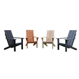 Western Red Cedar Modern Adirondack Chair Adirondack Chair