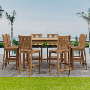 Windsor Avalon 9-Pieces Square Bar Set Bar Set
